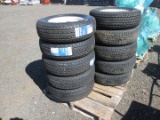 (10) Assorted Trailer Tires With Rims