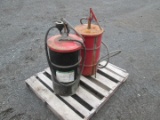 (2) 30 Gallon Oil Cans