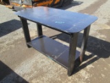 Steel Table With Shelf