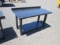Steel Table With Shelf