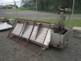 8' Air Flo Stainless Steel Sand/Salt Spreader