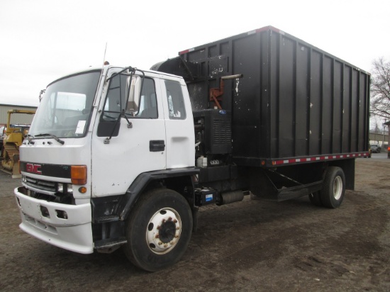 1990 GMC Cabover Leaf Collection Truck