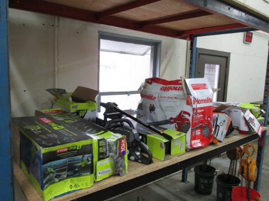 Assorted Battery and Gas Power Tools