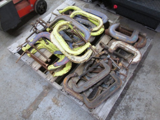 Skid of Assorted "C" Clamps