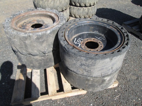 (4) Aperture Tires On Steel Rims