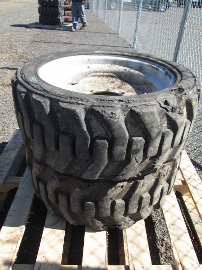 (2) Tires On Steel Rims