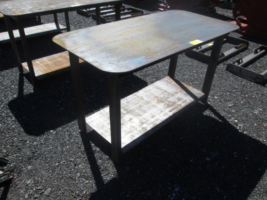 Steel Workbench With Shelf