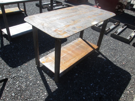Steel Workbench With Shelf