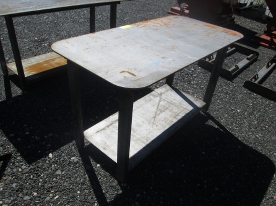 Steel Workbench With Shelf