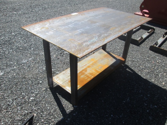 Steel Workbench With Shelf