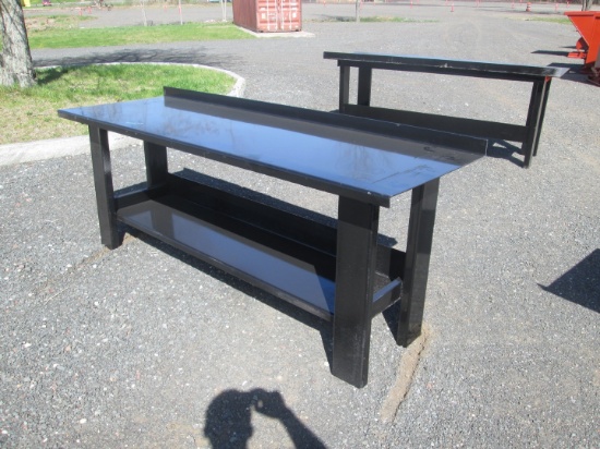 Steel Workbench With Shelf