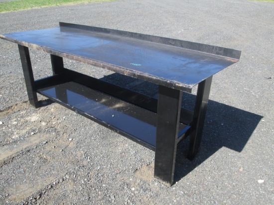 Steel Workbench With Shelf