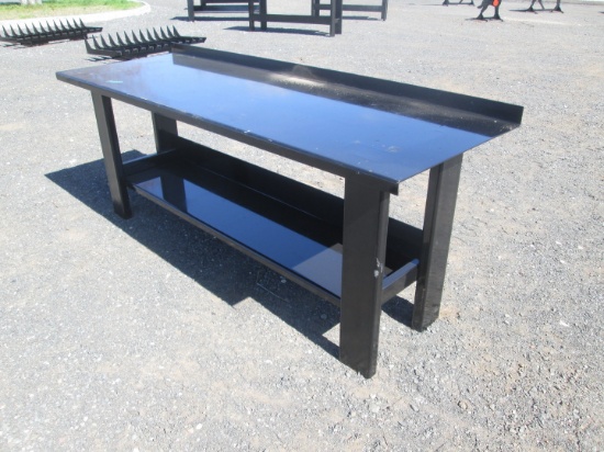 Steel Workbench With Shelf