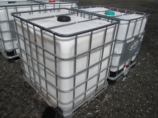 (2) 250 Gallon Plastic Tote Tanks