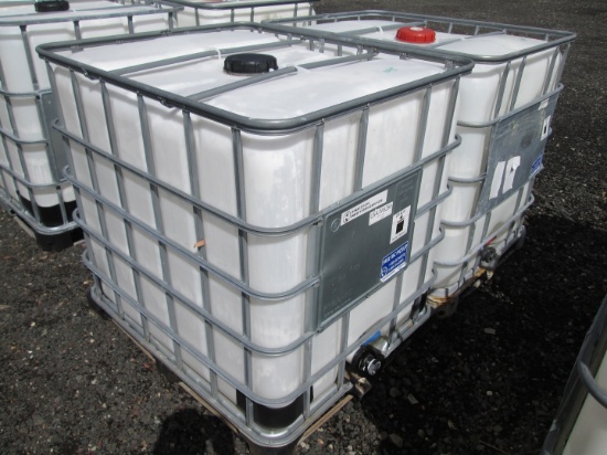 (2) 250 Gallon Plastic Tote Tanks