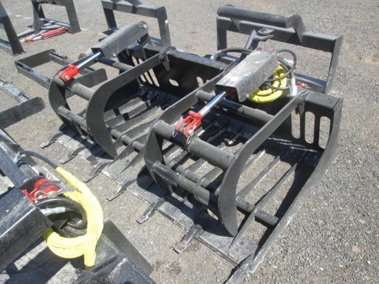 72" Rock Bucket Grapple With Teeth