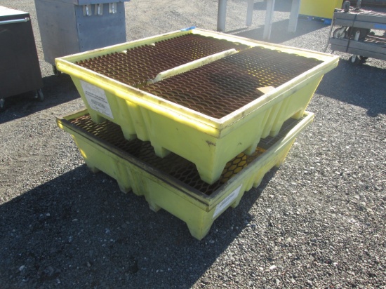 (2) Poly-Spill Pallets