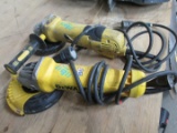(2) Dewalt Angle Grinders