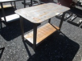 Steel Workbench With Shelf