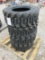 (4) 12-16.5 Skid Steer Tires