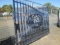 20' Bi-Parting Wrought Iron Gate