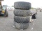 (4) 20.5R25 Radial Tires