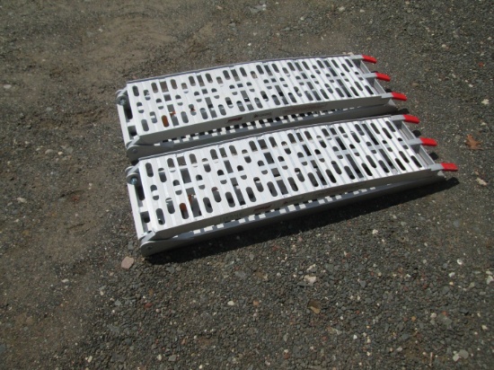 (2) 7' Extreme Max Aluminum Folding Ramps