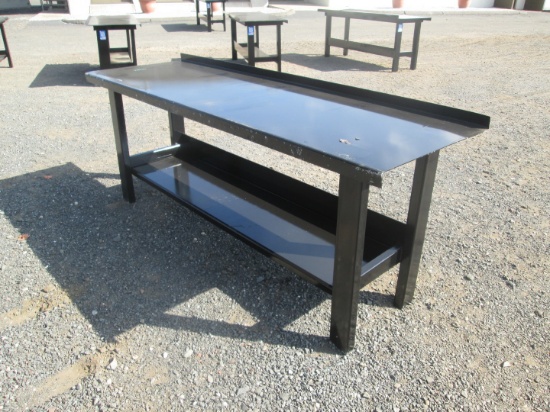 Steel Workbench With Shelf