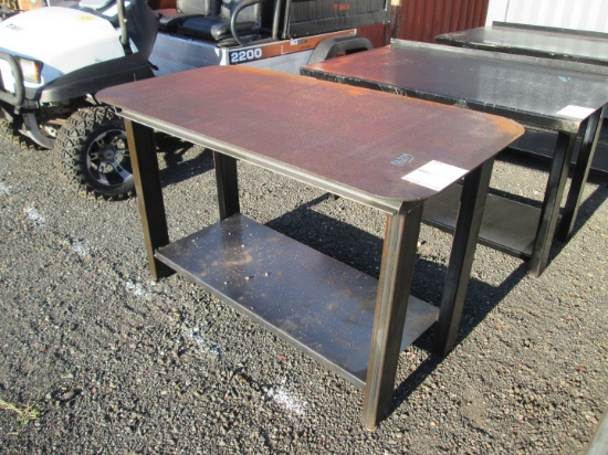 Steel Workbench With Shelf