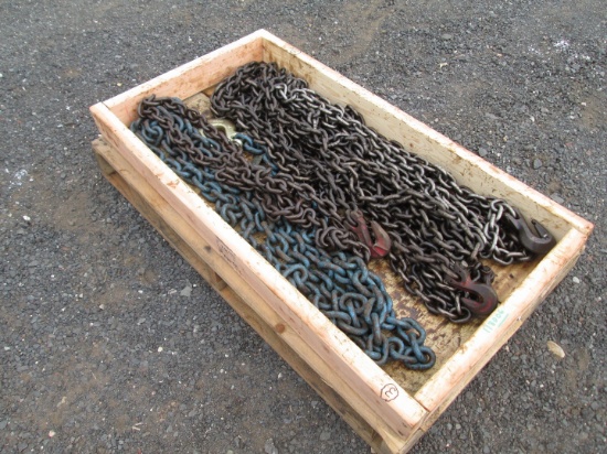 Pallet of 3/8" Chain and 1/2" Chain