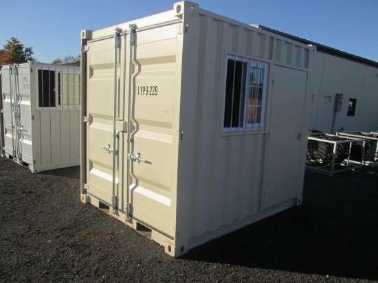 9' Sea Container With Side Door and Window