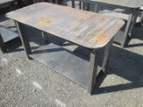 Steel Workbench With Shelf