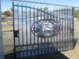 20' Bi-Parting Wrought Iron Gate