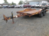 1985 Butler 14' Tilt Deck Trailer