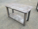 Steel Workbench With Shelf