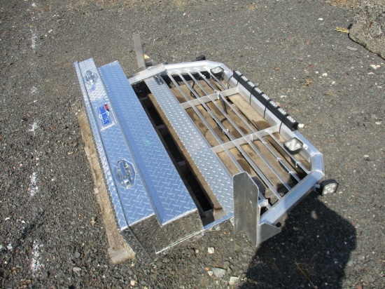 Pro-Tech Aluminum Headache Rack With LED Lights,