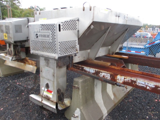 8' Fisher Stainless Steel Sand/Salt Spreader