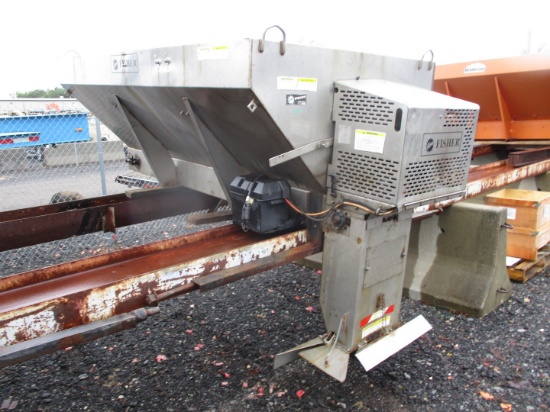 8' Fisher Stainless Steel Sand/Salt Spreader