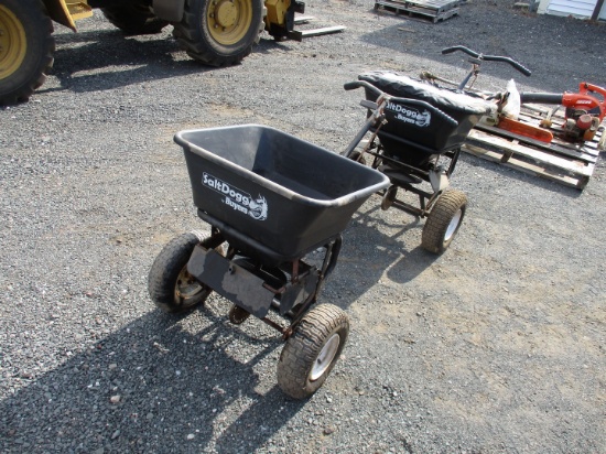 (2) Salt Dogg Walk Behind Fertilizer Spreaders