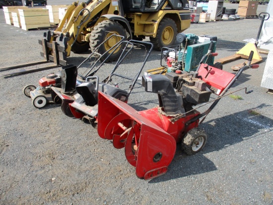 (3) Snow Blowers,
