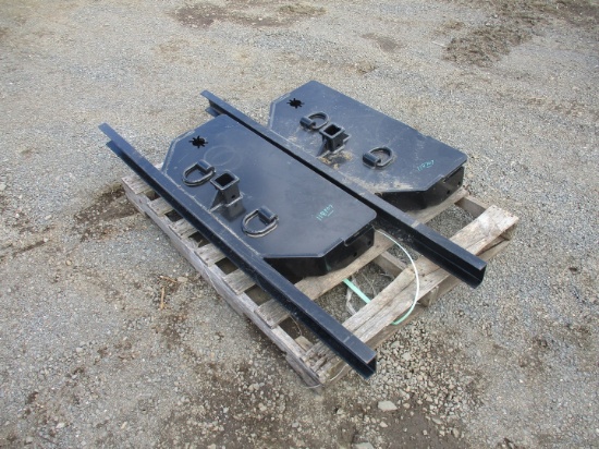 (2) Trailer Hitch Plates