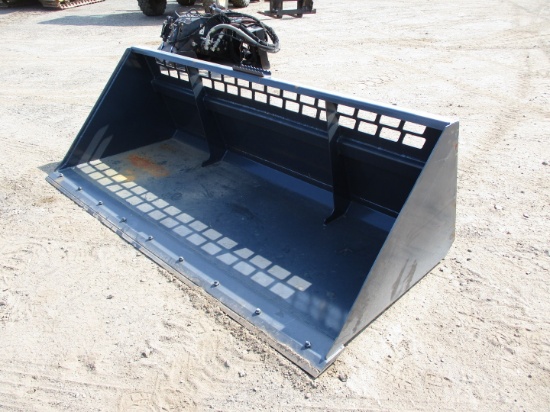 96" Stout Snow/Mulch Bucket With BOCE