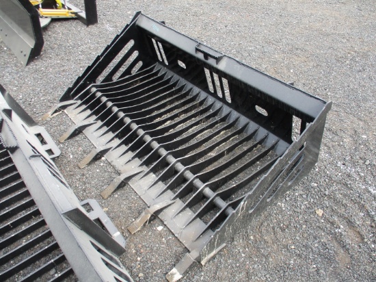 66" Skeleton Bucket With Teeth
