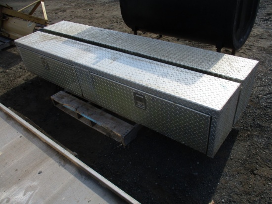 (2) 8' Aluminum Tool Boxes