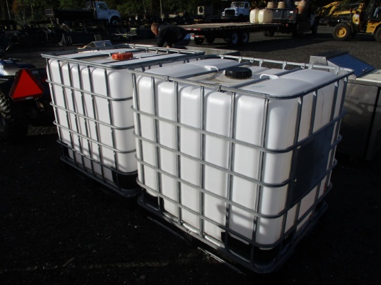 (2) Plastic Tote Tanks