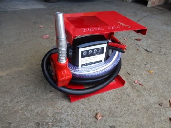 Diesel Fuel Pump With Flow Meter