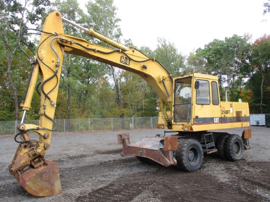 1993 Caterpillar 214BFT Rubber Tire Excavator