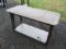 Steel Workbench With Shelf
