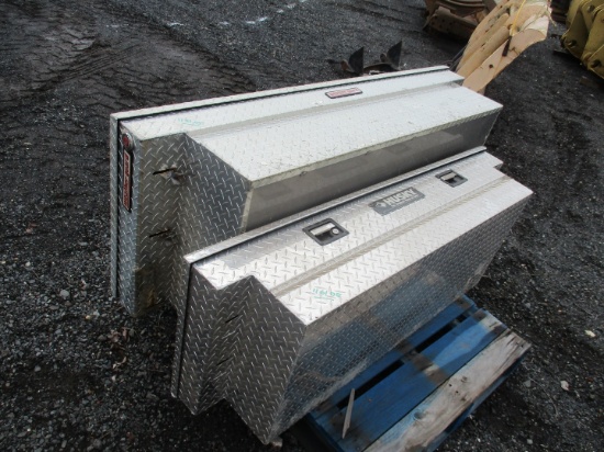 (2) Aluminum Truck Tool Boxes