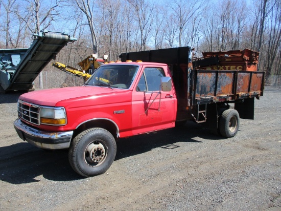 1992 Ford F-Super Duty Flatbed Dump Truck
